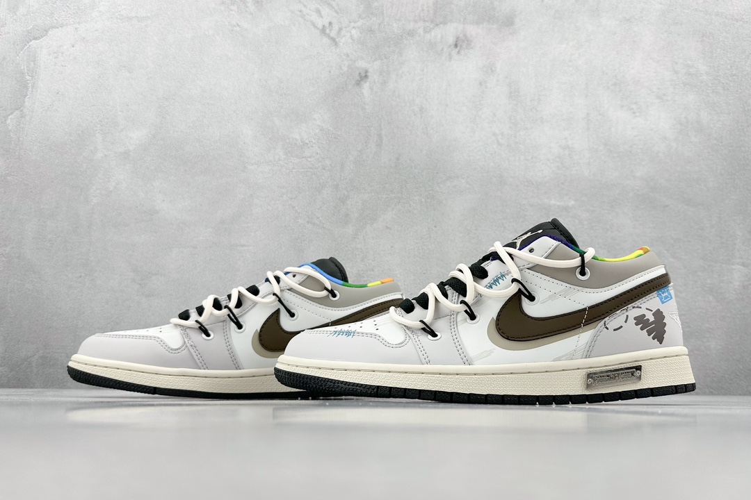 220 Air Jordan1 Low AJ1 乔丹一代 解构绑带低帮经典复古文化休闲运动篮球鞋 DQ8422-001