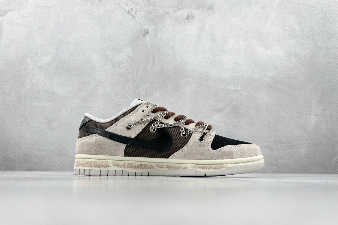 NIKE SB Dunk Low 烟熏咖啡 灰棕色 DO9776-001