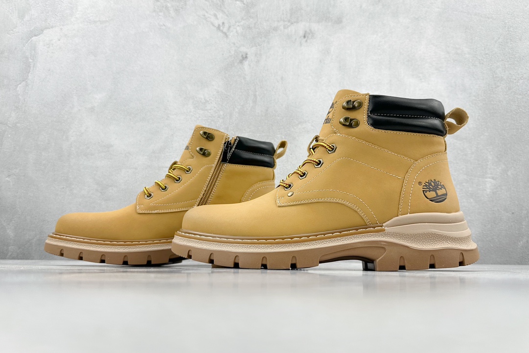 S pure original Timberland Timberland outdoor high top casual yellow boots