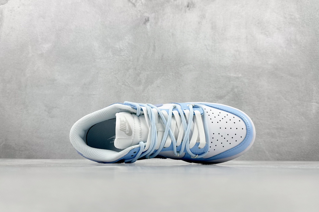 Nike Dunk Low Happy Lamb White Blue Cute Girl Deconstruction Double Shoelaces SB Strap Low Top Low Top Casual Shoes DH9765-102