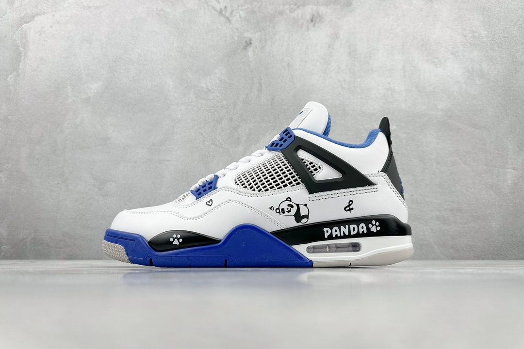 Air Jordan 4 Retro ”慵懒大熊猫”国风特殊手绘/私人定制 308497-117