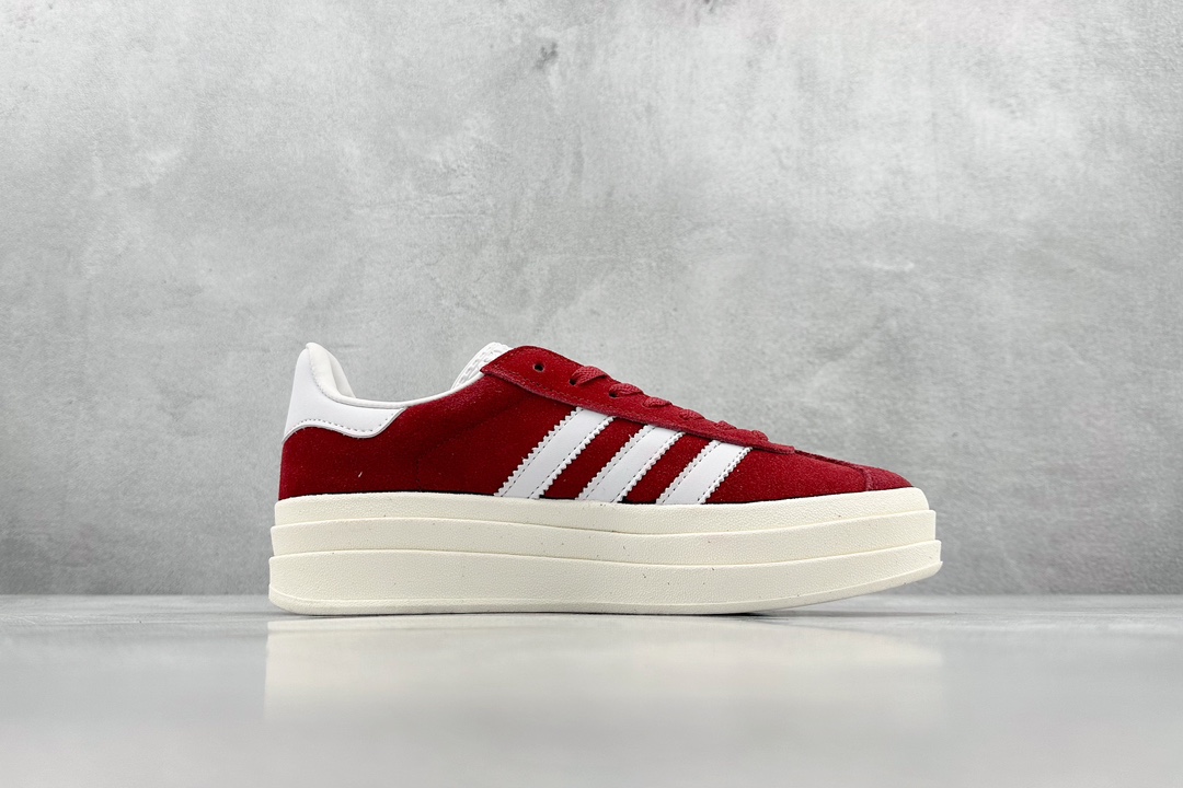 150 Adidas   Gazelle Bold W 阿迪达斯板鞋三层底的独特设计尽享个性 HQ6892