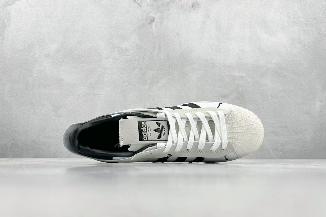 Adidas Originals Superstar WS2 FV3024 Deconstructed Three Stripes Off-White