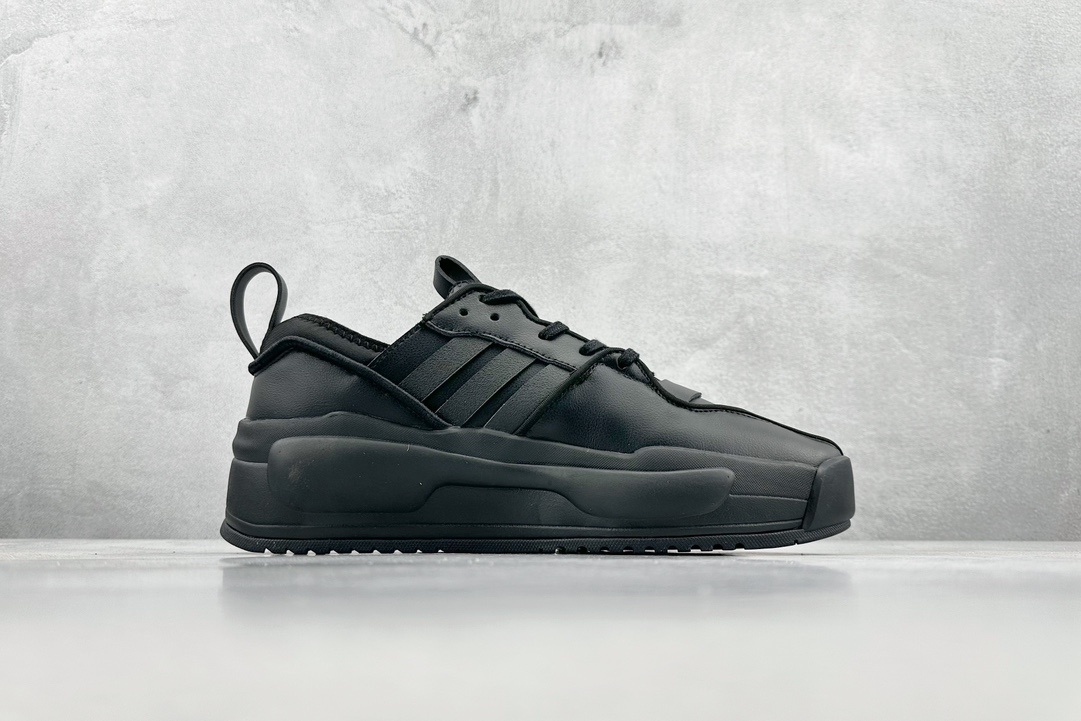 Y-3 Rivalry leather low-top fashion thick-soled height-enhancing sneakers FZ6397