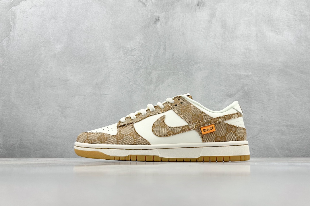 260 Nike  SB Dunk Low 古驰联名-经典印花 周年高端定制 低帮休闲板鞋 XH0923-150