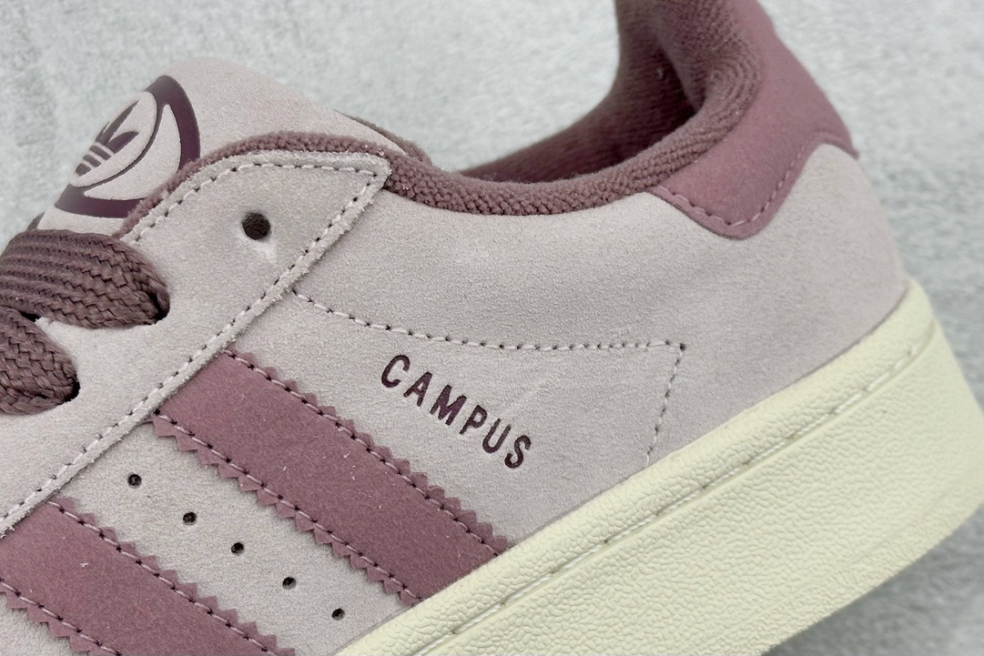 RS Adidas Originals Campus 00s College Series Bread Style Classic Sneakers ”Foil Light Pink Purple” ID6139