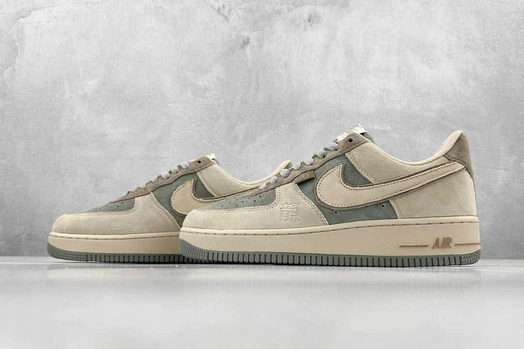 DD Nike Air Force 1 Low 07 龙年绿棕翻毛 CD1221-555