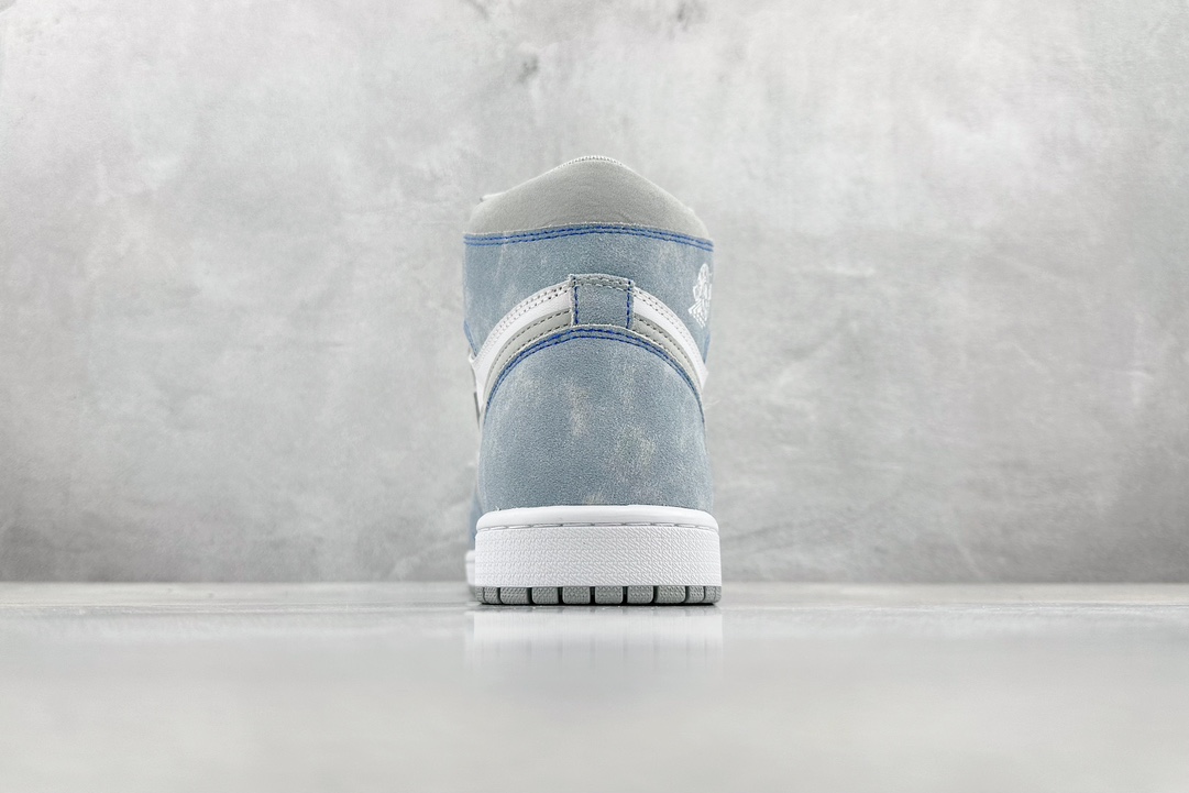 JordanAJ1RetroHighOG水洗蓝#原鞋原楦头纸板开发确保原汁原味完美呈现一代版型1:1鞋头