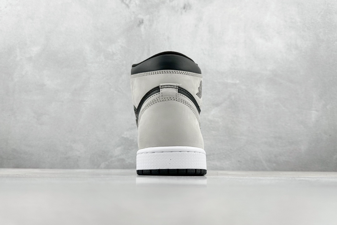 JordanAJ1RetroHighOG影子灰#原鞋原楦头纸板开发确保原汁原味完美呈现一代版型1:1鞋头
