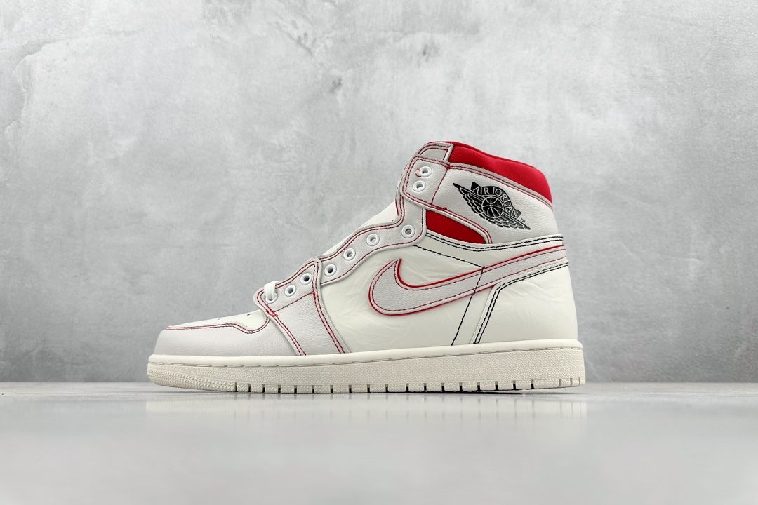 JordanAJ1RetroHighOG兔八哥#原鞋原楦头纸板开发确保原汁原味完美呈现一代版型1:1鞋头