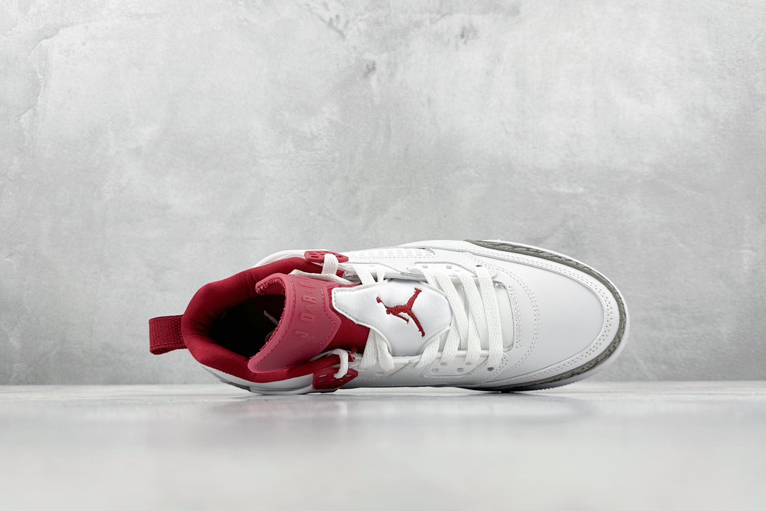 KwJordanSpizikeLowAJ乔丹合体元素经典白红配色文化休闲板鞋FQ1579-126#整双鞋