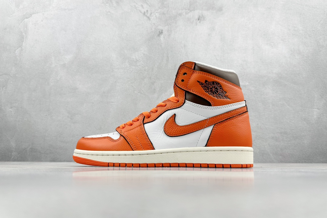 JordanAJ1RetroHighOG爱马仕#原鞋原楦头纸板开发确保原汁原味完美呈现一代版型1:1鞋头