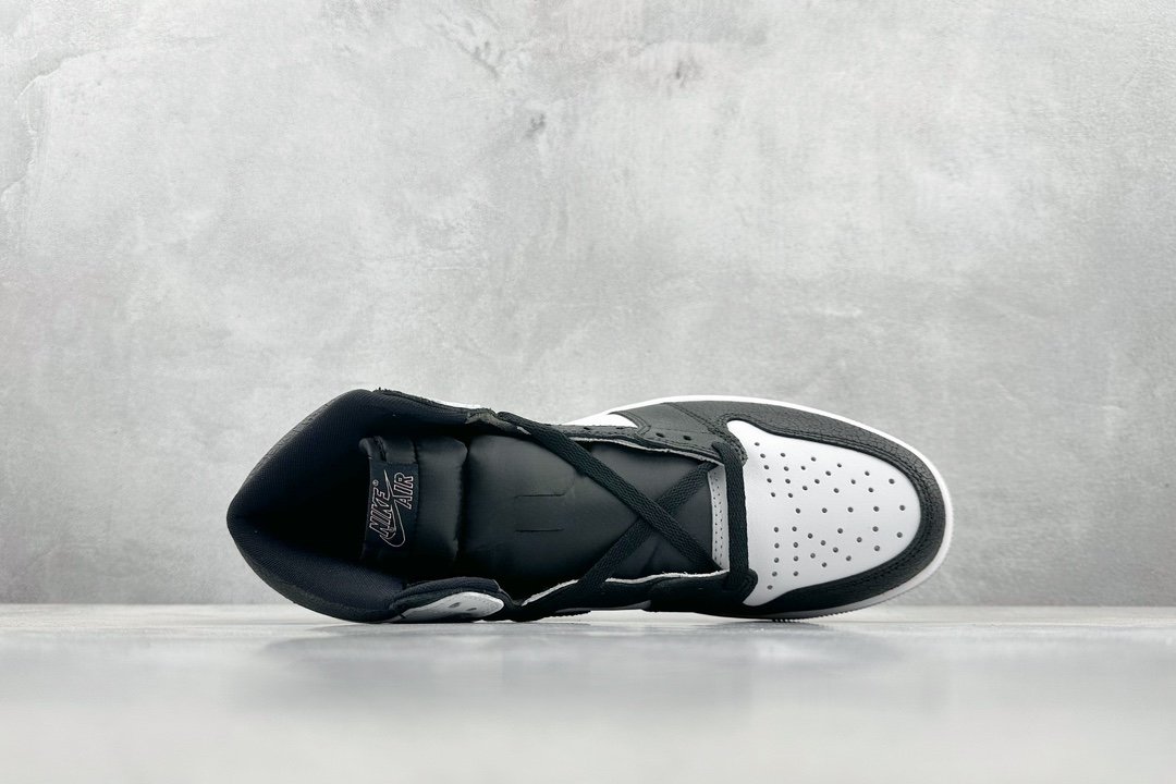 JordanAJ1RetroHighOG黑灰脚趾#原鞋原楦头纸板开发确保原汁原味完美呈现一代版型1:1鞋