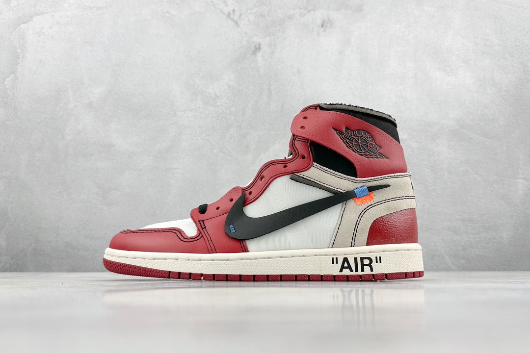 OFF-WHITExAirJordanAJ1RetroHighOW联名外贸特供批次终端控货优势输出新配色