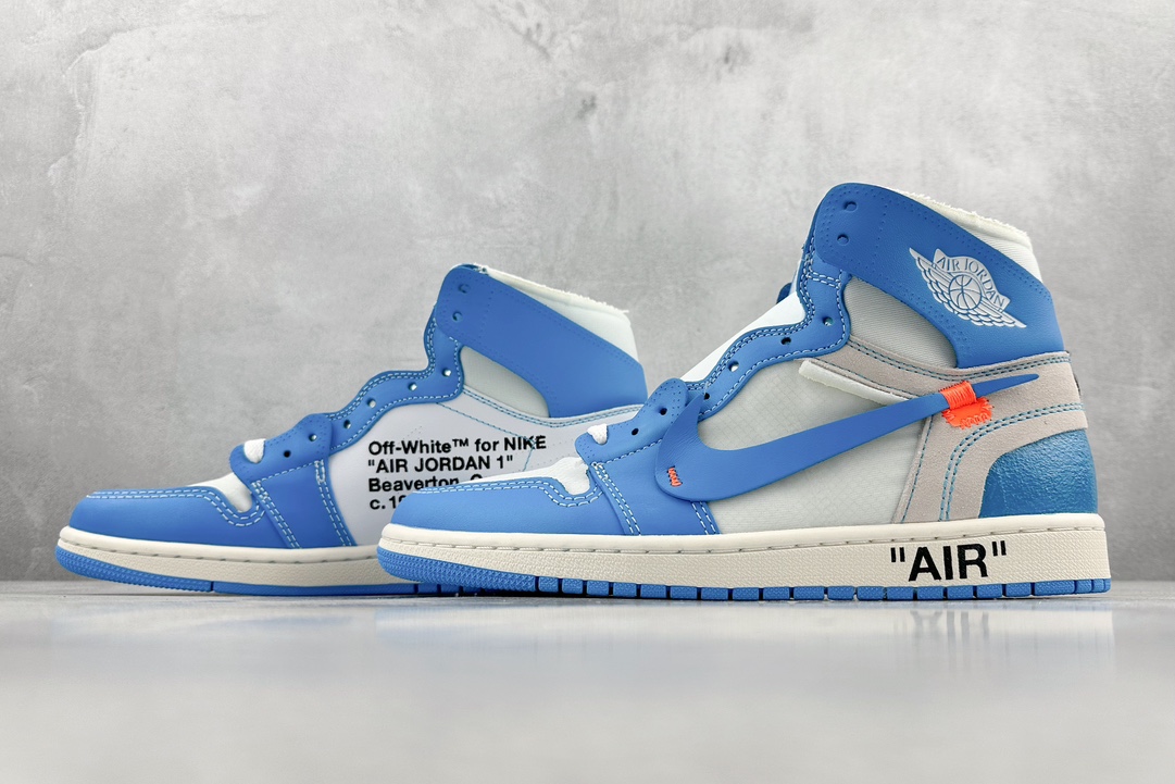 OFF-WHITExAirJordanAJ1RetroHighOW联名外贸特供批次终端控货优势输出新配色