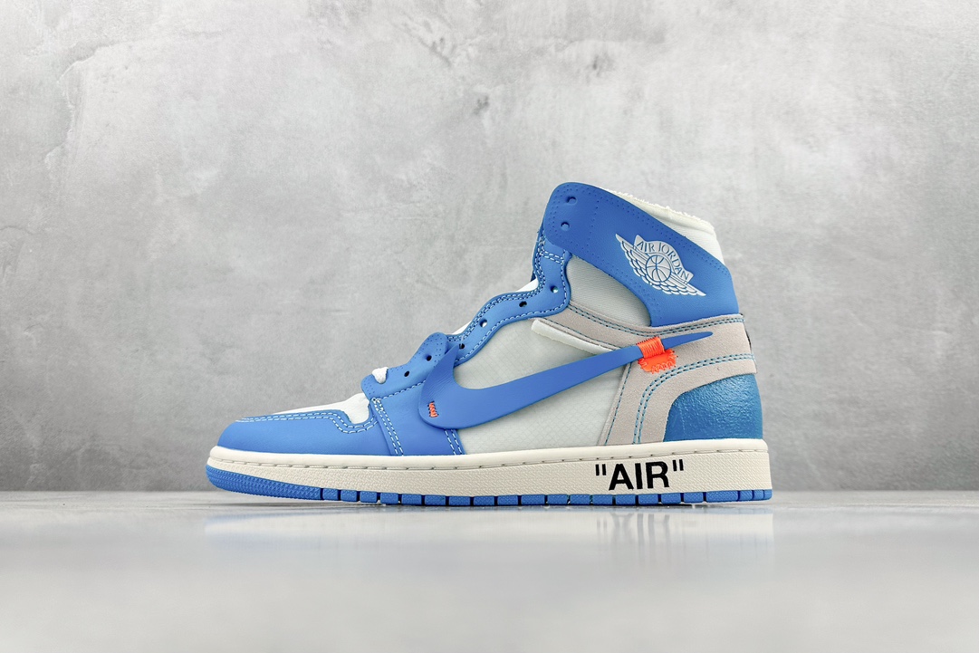 OFF-WHITExAirJordanAJ1RetroHighOW联名外贸特供批次终端控货优势输出新配色