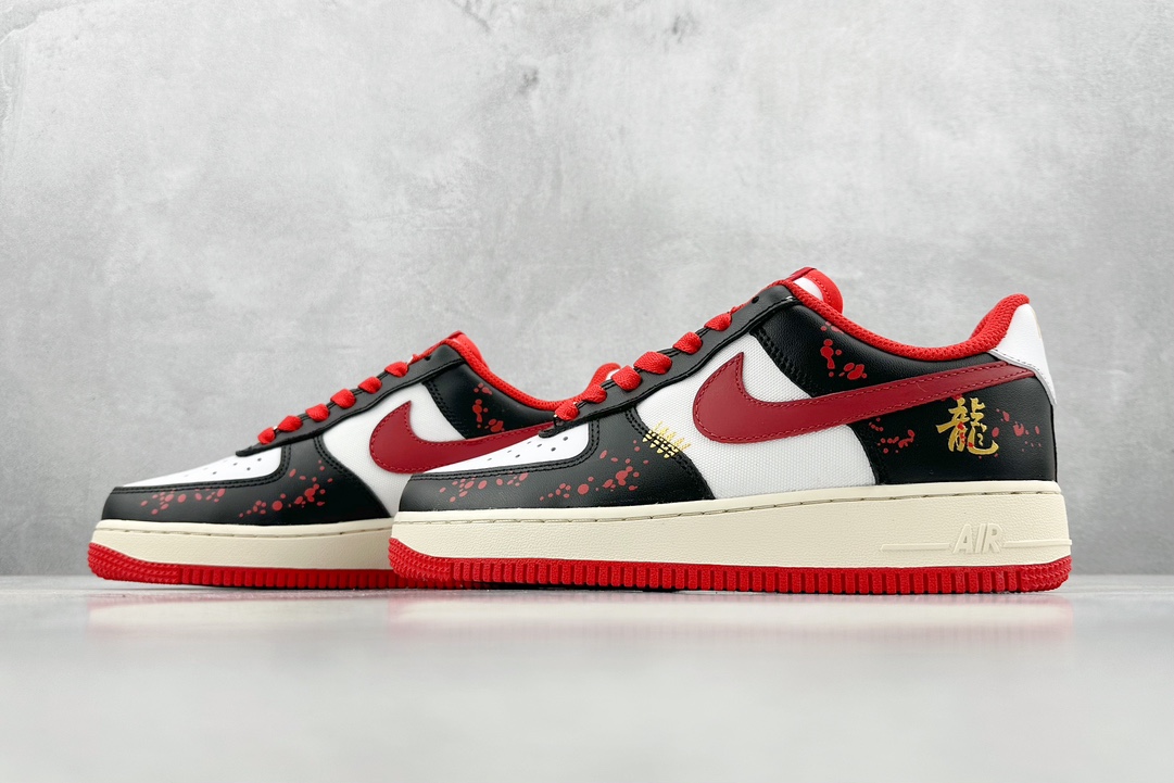
Nike Air Force 1 Low CNY龙转乾坤 龙年限定 黑红

货号：FN7439 133