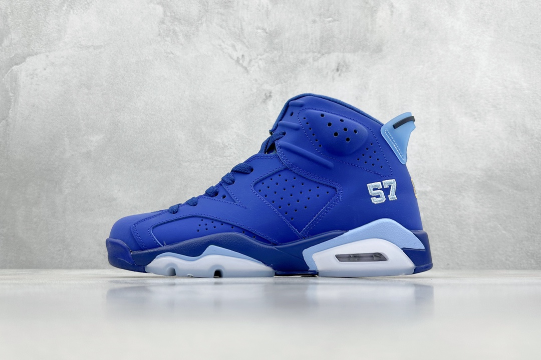 290 Air Jordan 6 Retro 高帮 蓝麂皮  CT8529-410