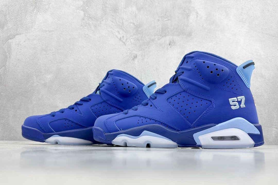 290 Air Jordan 6 Retro 高帮 蓝麂皮  CT8529-410