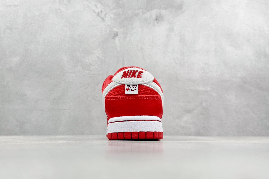 260 S2 NIKE SB Dunk Low GS Valentine’s Day 灯芯绒红色情人节 FZ3548-612