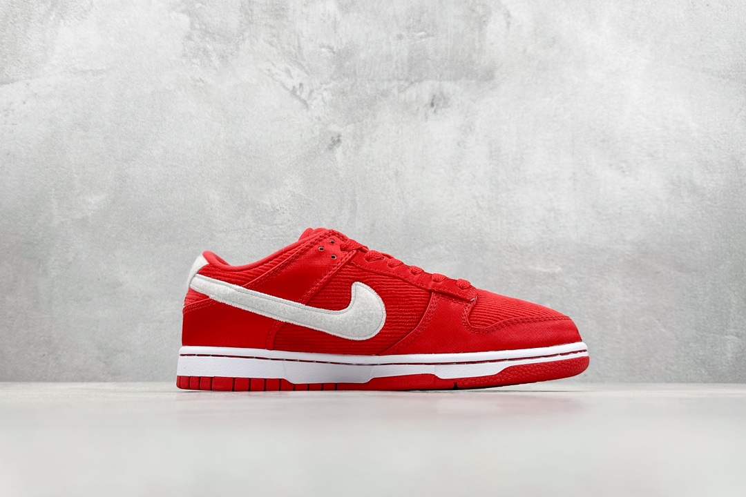 260 S2 NIKE SB Dunk Low GS Valentine’s Day 灯芯绒红色情人节 FZ3548-612