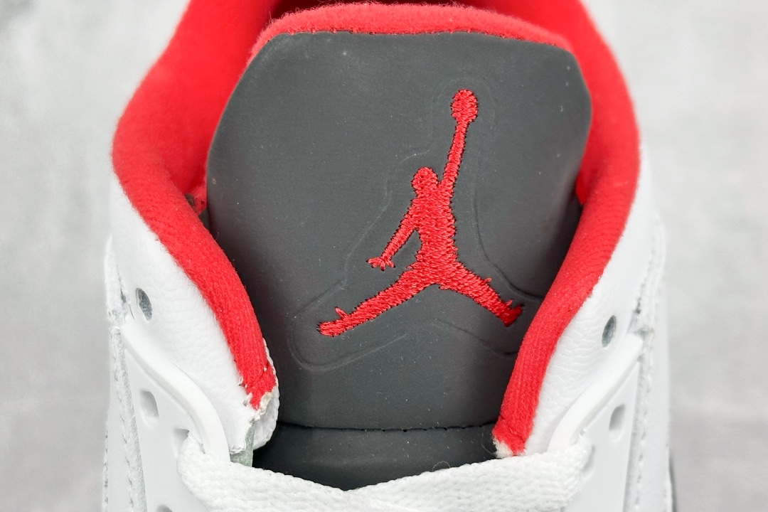 200 Air Jordan 5 Low "Fire Red" AJ5 乔5流川枫白红 低帮篮球鞋 819171-101