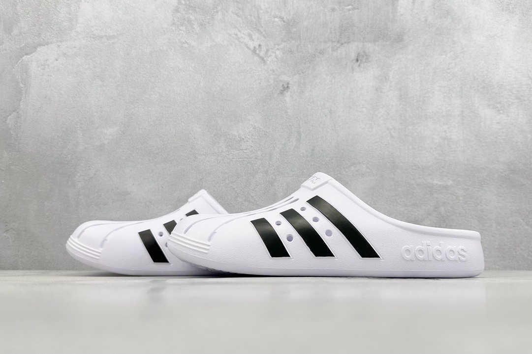 100 adidas Adilette Clogs 联名Blokecore 风格 FY8970