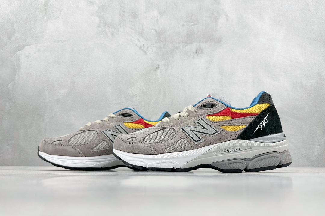 220  R版 New Balance 新百伦  复古休闲跑步鞋 M990TS3