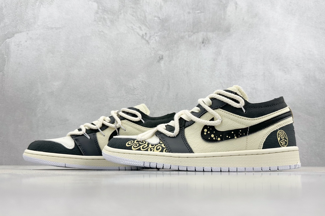 280 定制礼盒 Air Jordan 1 Low 解构 绑带 DN1635-002