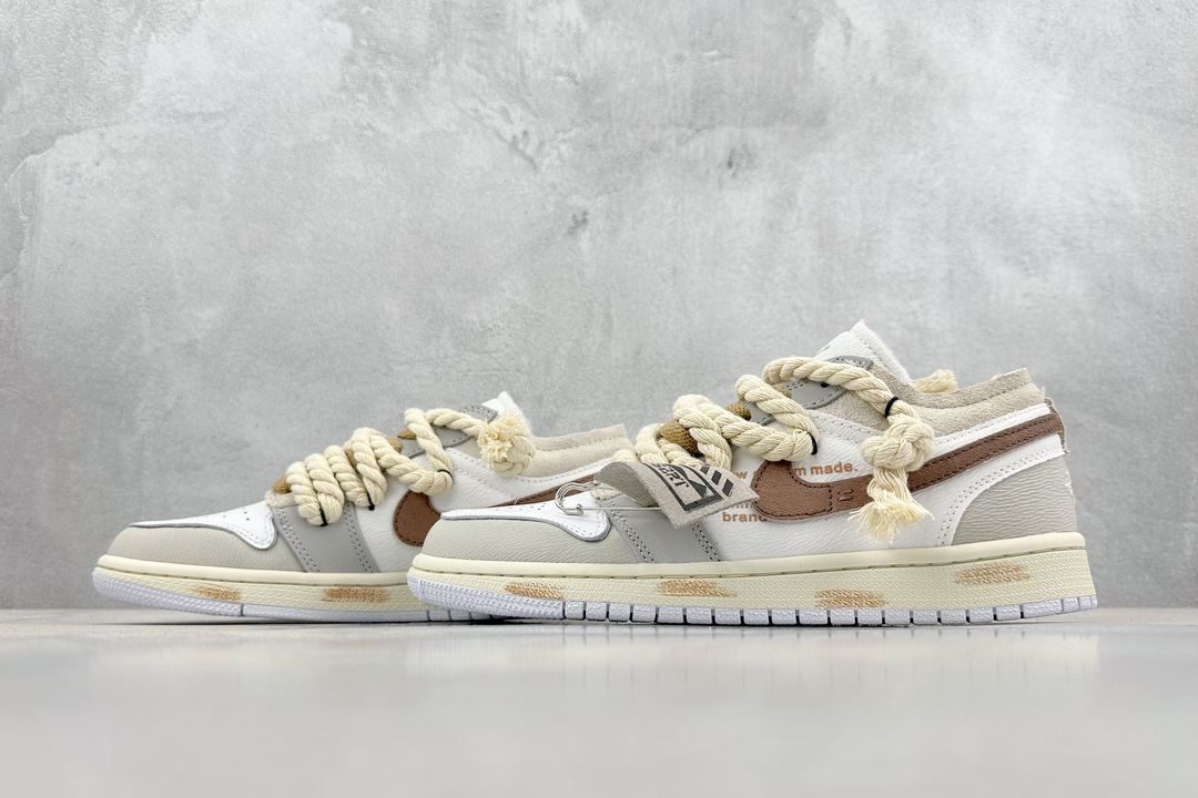 280 定制礼盒 Air Jordan 1 Low 解构 绑带  FB9139-002