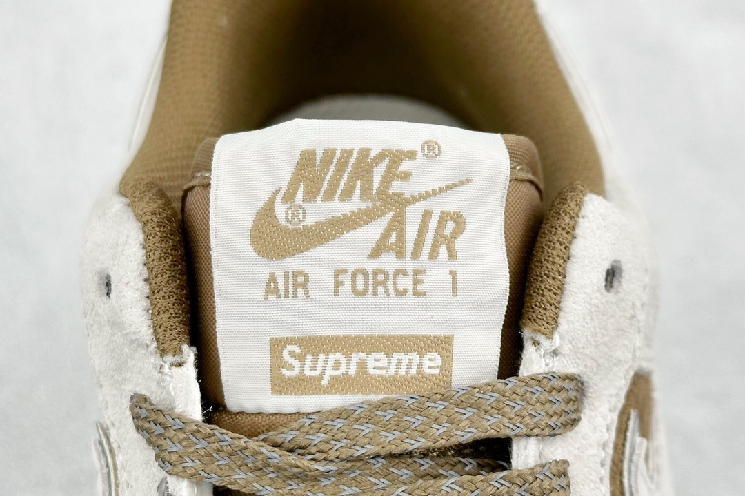 260 Nike Air Force 1 Low 07 x Supreme 白棕 ME2392-101