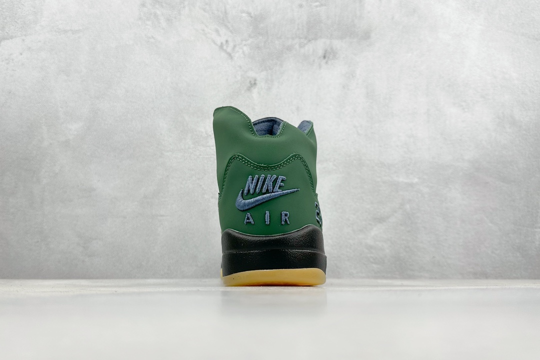 AirJordan5Retro复刻黑绿纯原大厂出品AirJordanAJ5Retro原楦原纸板原厂材料开