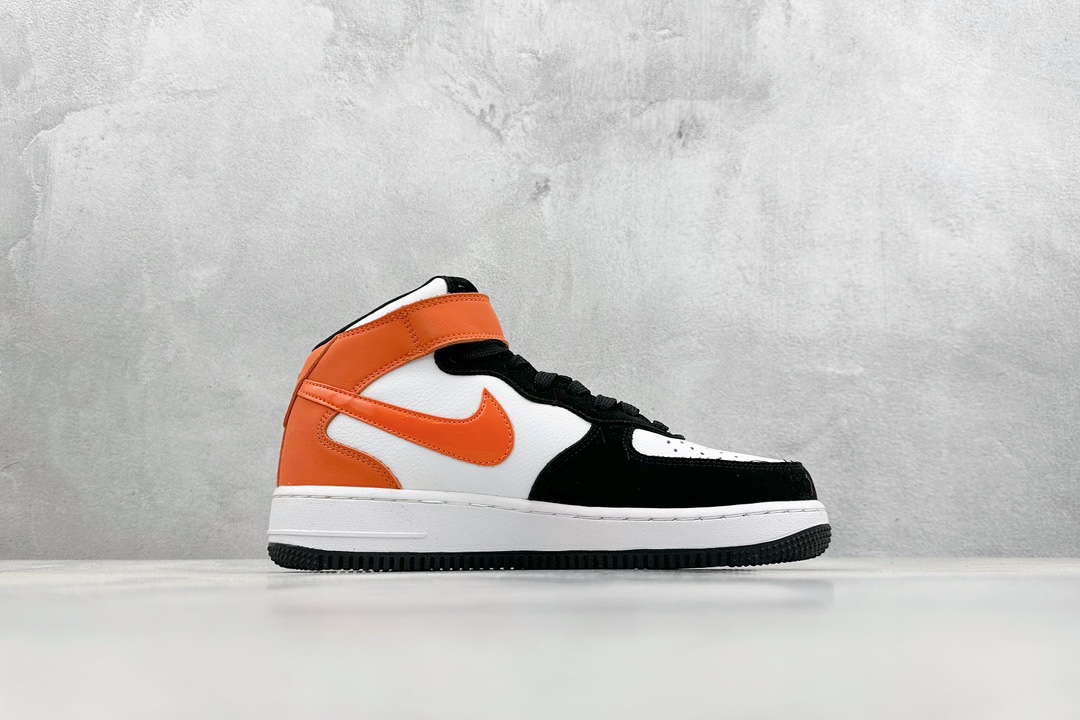 200 Nike Air Force 1 Mid 07 黑橘中帮 UT1192-006