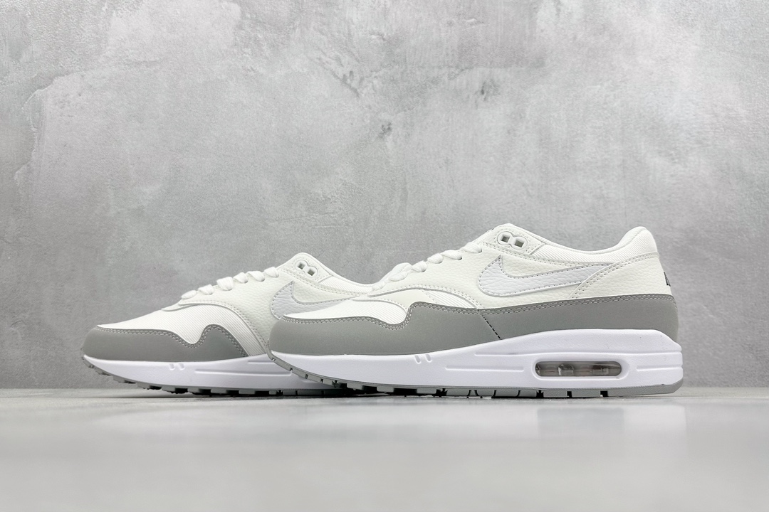 220 Nike Air Max 1 复刻灰白 纯原版本 复古休闲跑步鞋 FN0564-001