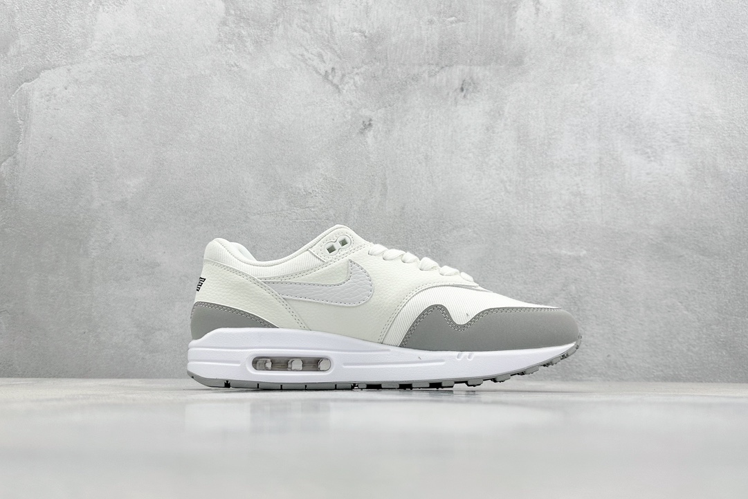 220 Nike Air Max 1 复刻灰白 纯原版本 复古休闲跑步鞋 FN0564-001