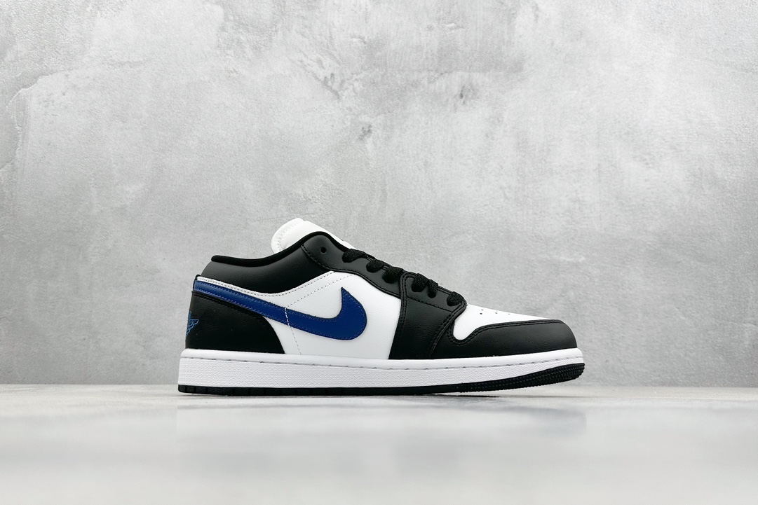 200 K版 Air Jordan 1 Low 黑灰蓝脚趾 AJ1乔1低帮休闲板鞋 DC0774-040