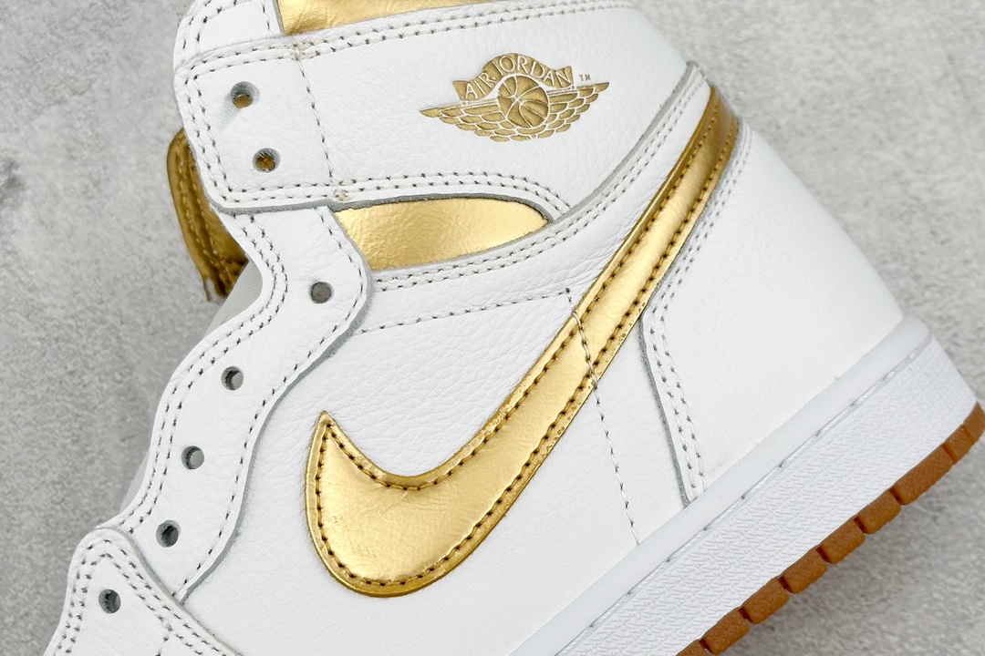 260 F版 Air Jordan 1 High OG ”Metallic Gold” AJ1 白金 高帮篮球鞋 FD2596-107