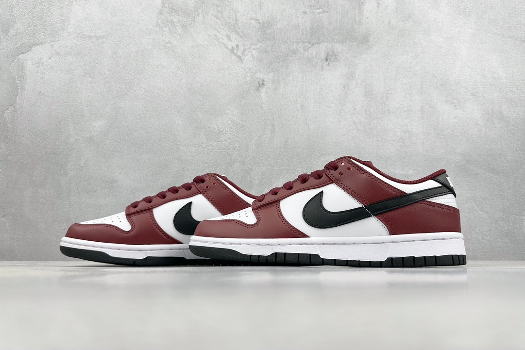 260 A版 Nike SB Zoom Dunk Low 酒红黑勾 板鞋  FJ4616-600