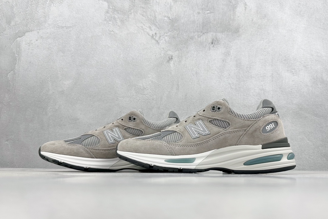 330  总裁 New Balance NB991V2 第二代总统复古慢跑鞋 元祖灰 U991GL2