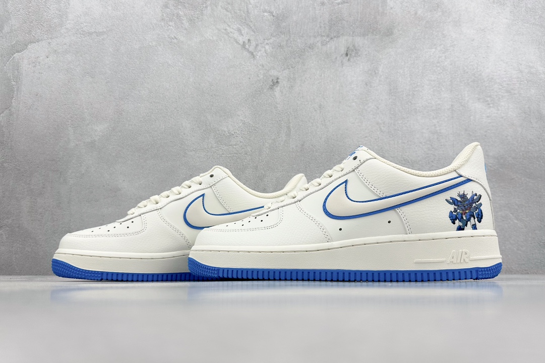 200 Nike Air Force 1 Low 07 机甲白蓝 KK1256-660