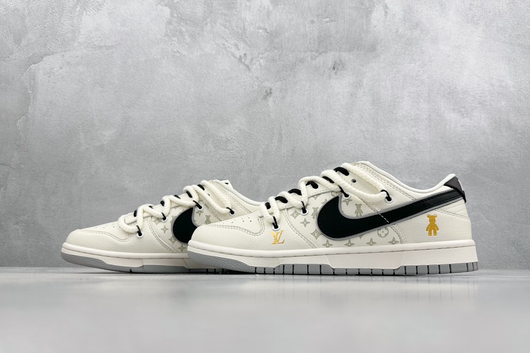 300 Nk SB Dunk Low LV联名-灰金暴力熊 SJ2068-227