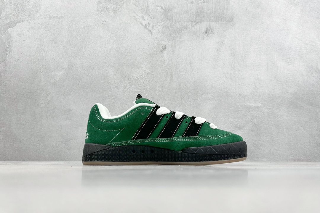 170  XL版 Adidas Adimatic Low 马蒂奇系列低帮 复古鲨鱼面包鞋运动休闲滑板板鞋  IE2164