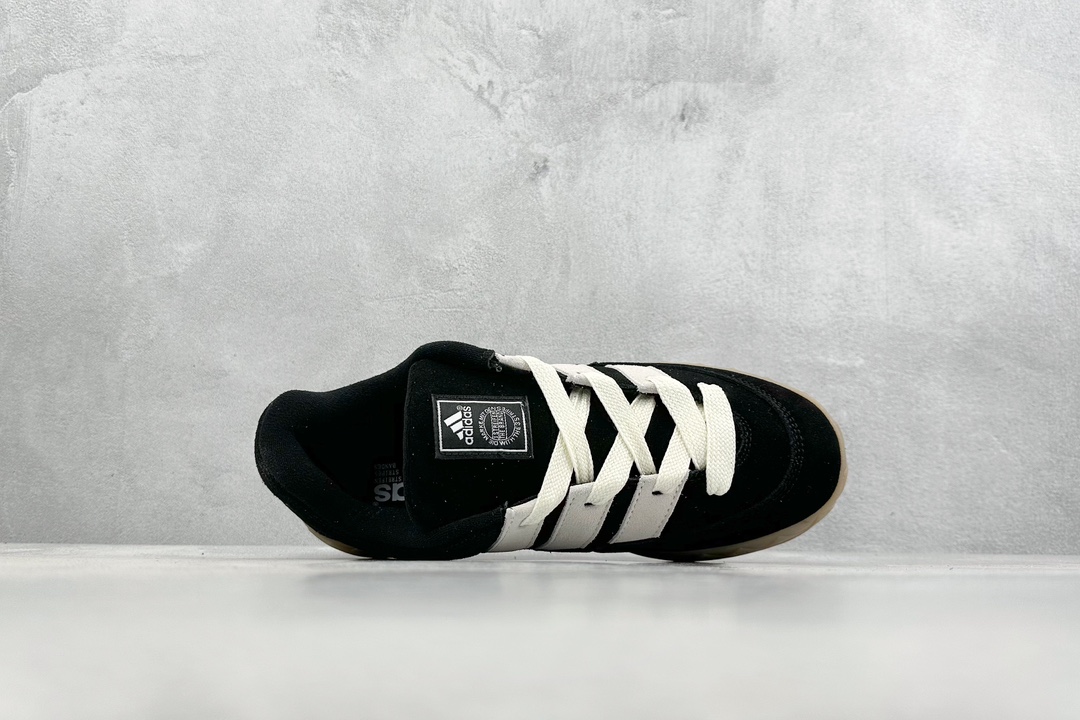 170  XL版 Adidas Adimatic Low 马蒂奇系列低帮 复古鲨鱼面包鞋运动休闲滑板板鞋   IG4024