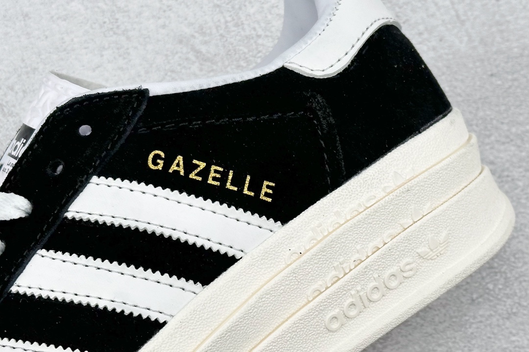 140  AD Originals Gazelle Bold 三叶草厚底休闲防滑耐磨低帮板鞋 HQ6912