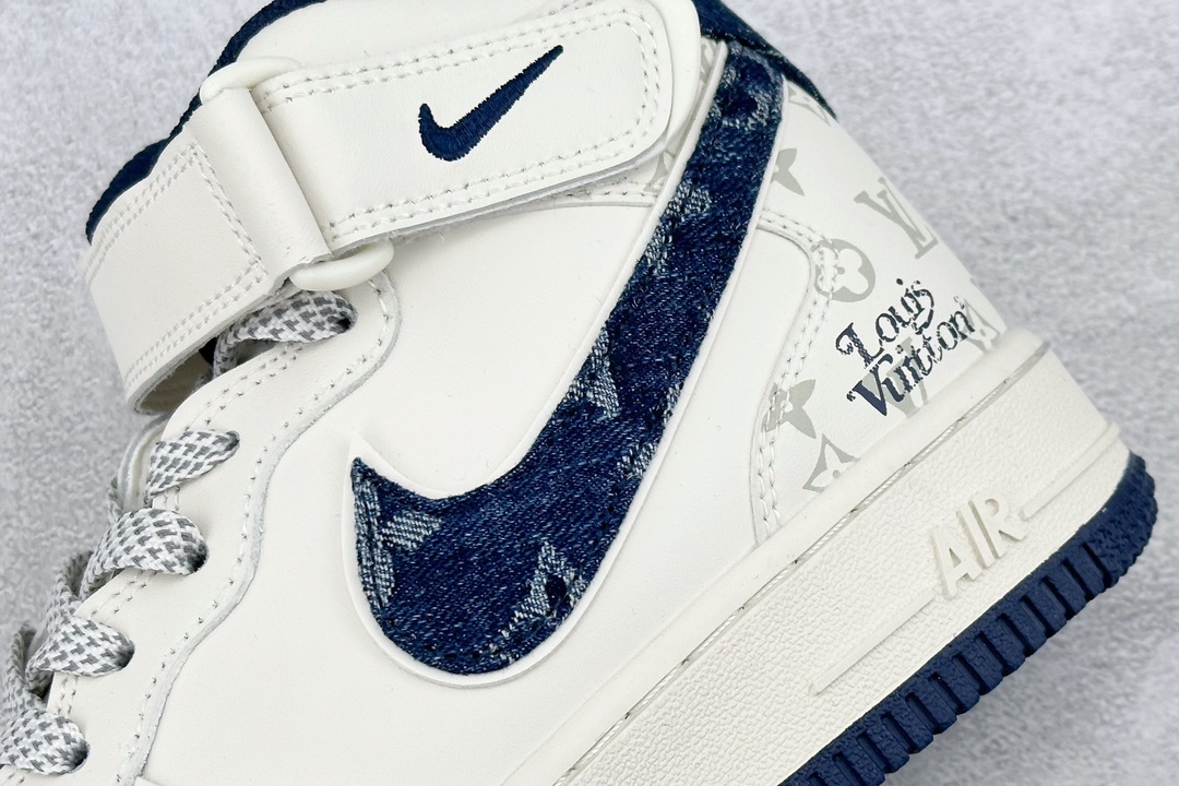 Nk Air Force 1'07 Low LV joint-blue denim night elf Air Force One mid-top casual shoes DV9988-400