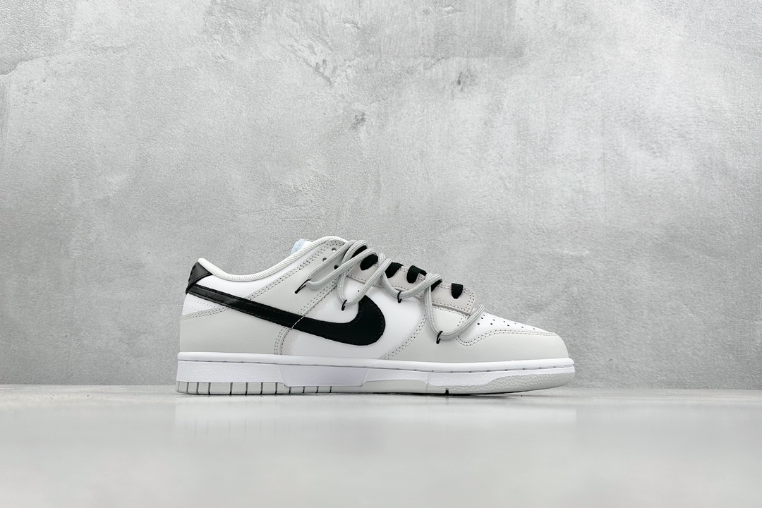 280 YC纯原 Nike SB Dunk Low 国风文竹 灰迷彩 解构抽绳鞋带  DV0831-101