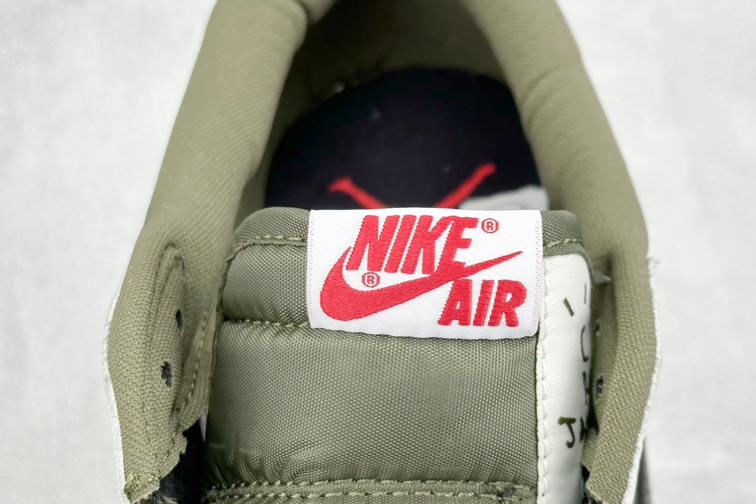 260 fragment design x Travis Scott x Nike Air Jordan 1 Low OG SP”Black/Green Toe“AJ1乔丹一代篮球鞋  DM7866-200