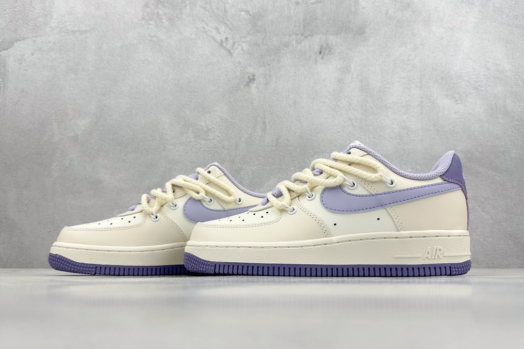 260 Nike Air Force 1 Low”Milk White/Blue”空军一号低帮休闲运动滑板板鞋  BD7701-022