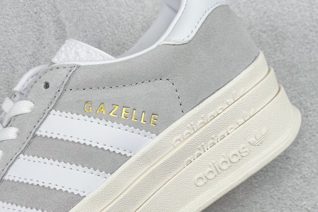 170  AD Originals Gazelle Bold 三叶草厚底休闲防滑耐磨低帮板鞋 HQ6893