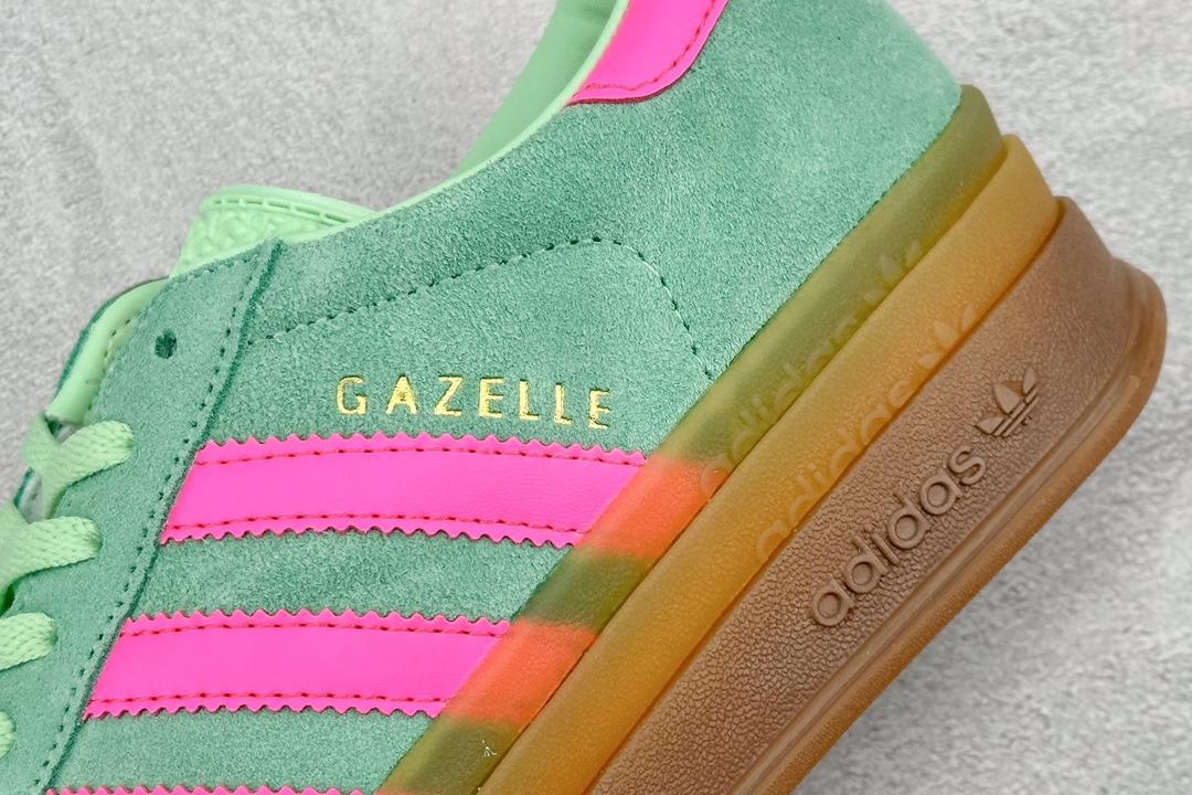 170  AD Originals Gazelle Bold 三叶草厚底休闲防滑耐磨低帮板鞋 H06125